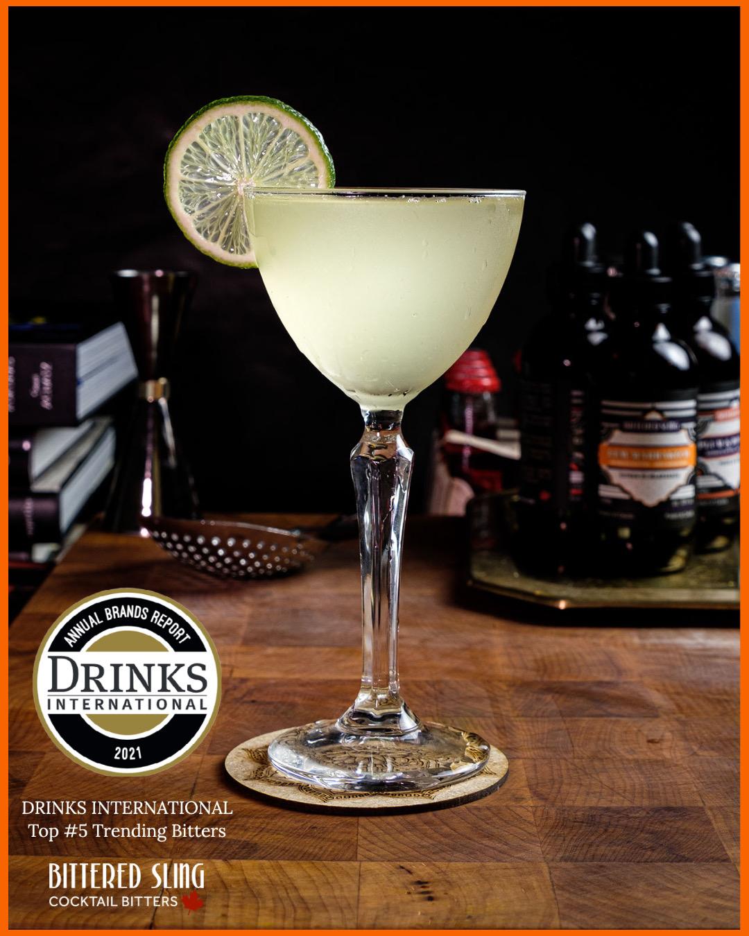 Bittered Sling Top 5 in Drinks International Brand Report