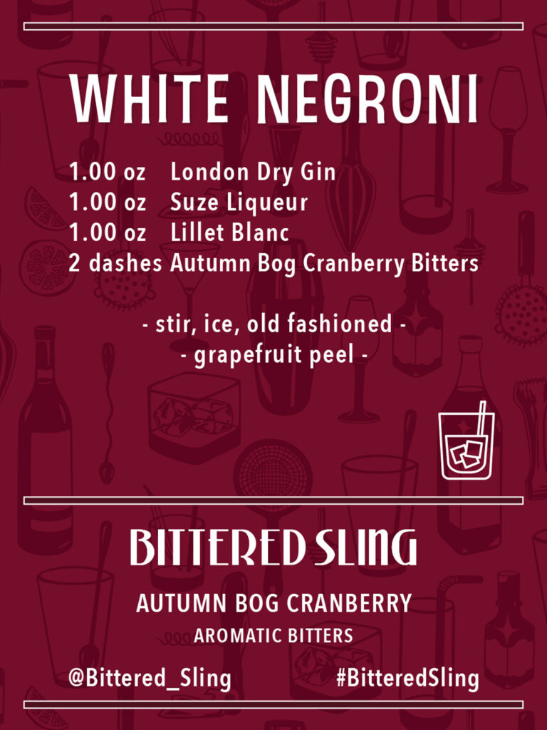 White Negroni Recipe. Recipes available in PDF form also.