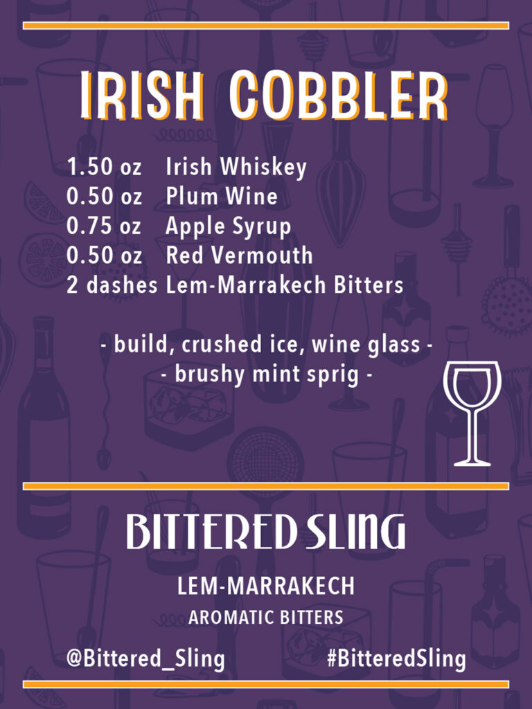 Irish Cobbler Recipe. Recipes available in PDF form also.